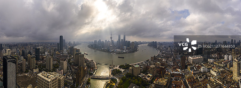 上海城市航拍风光图片素材