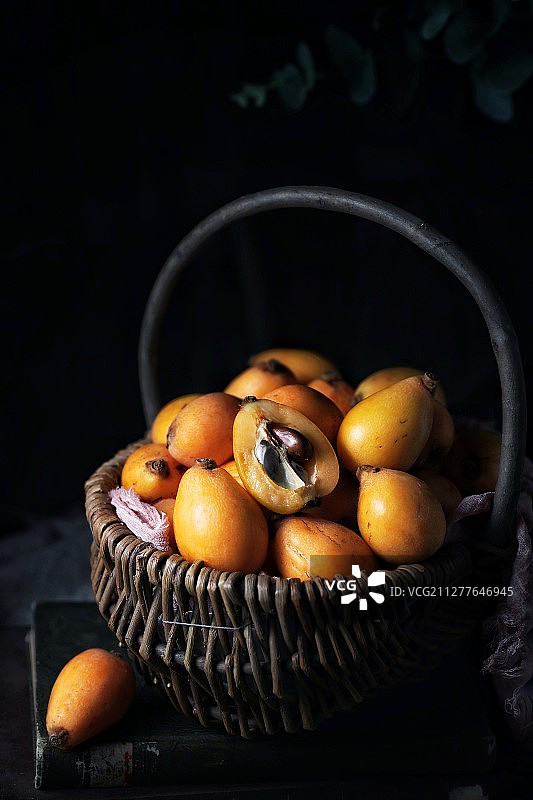 枇杷熟了图片素材