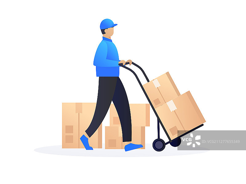 货运公司员工图片素材