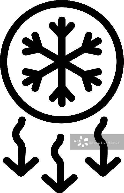 降低温度图标图片素材