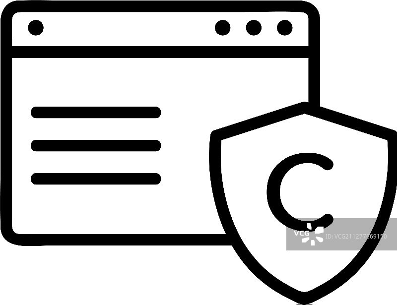 新闻业图标轮廓符号图片素材