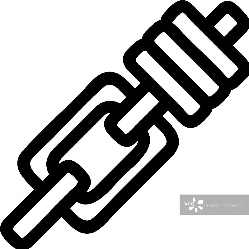 攀岩绳索固定图标图片素材