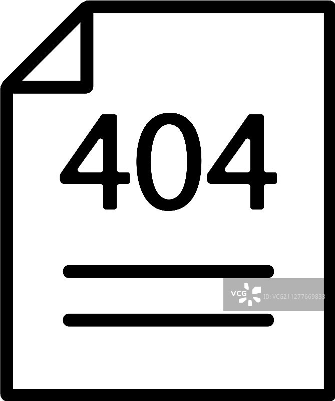 404错误图标隔离轮廓符号图片素材