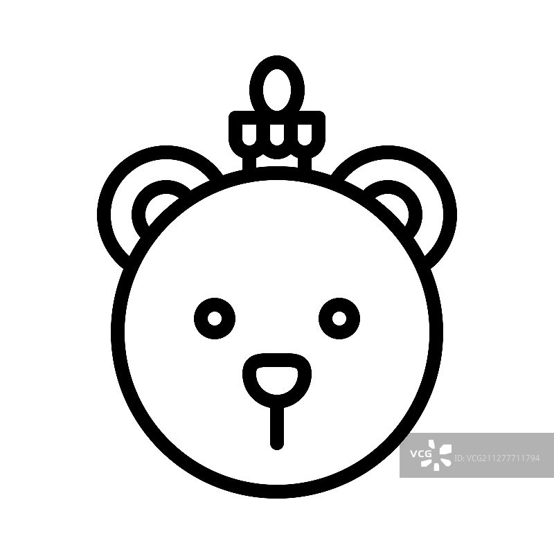 圣诞装饰物或圣诞球图片素材