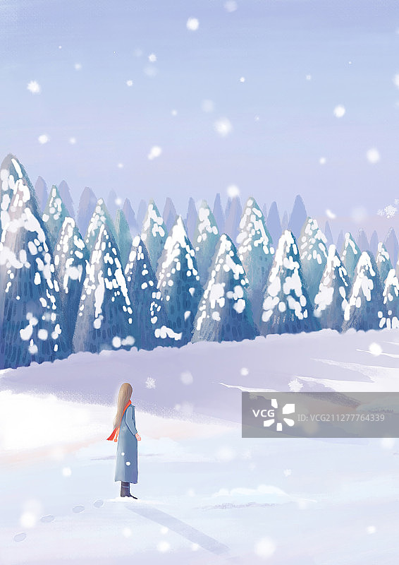 他来时冬至图片素材