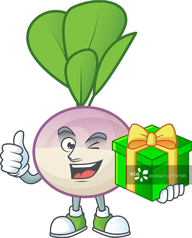 卡通人物快乐萝卜礼盒图片素材