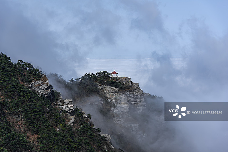 庐山排云亭图片素材