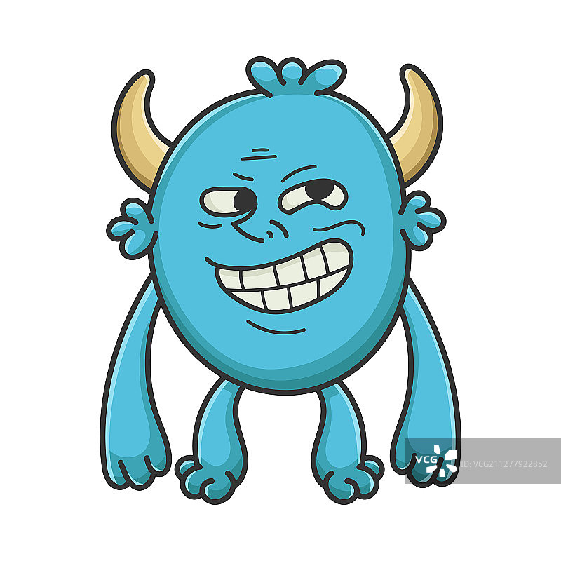巨魔卡通毛茸茸生物怪物图片素材