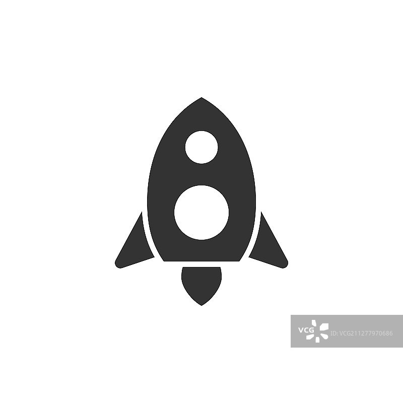火箭正视图标志图标图片素材