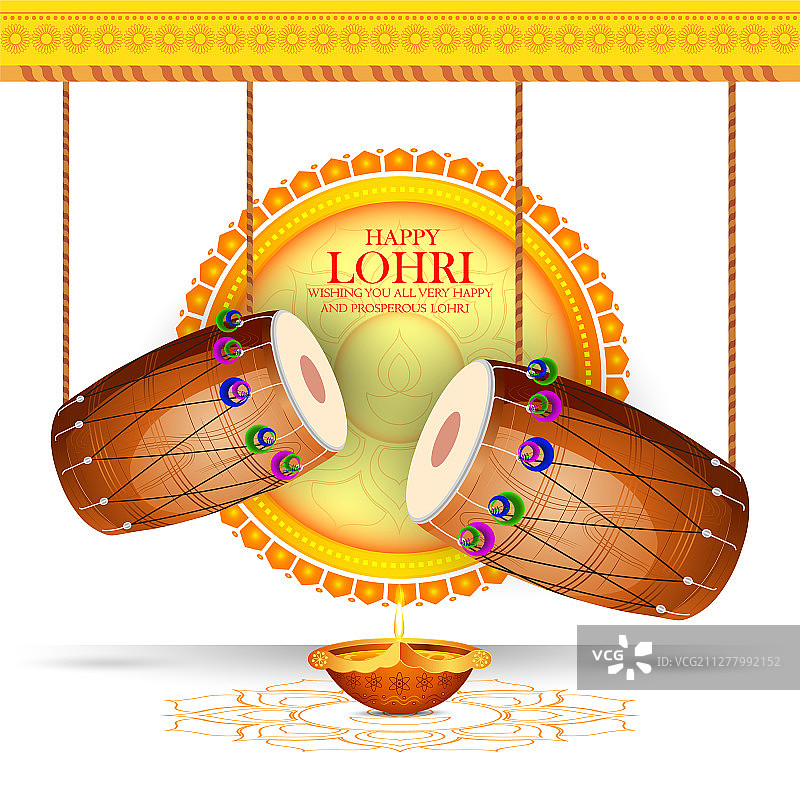 快乐的洛里节假日背景图片素材