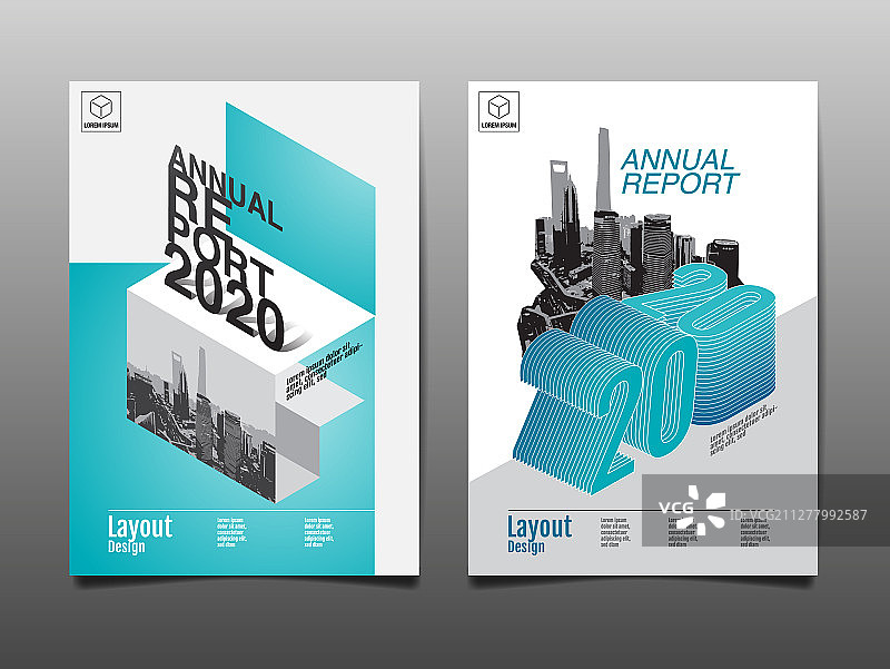 2020年商业未来发展年度报告模板图片素材