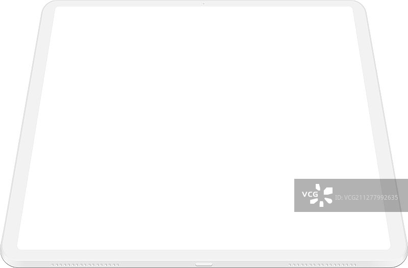 孤立的粘土平板电脑模型图片素材