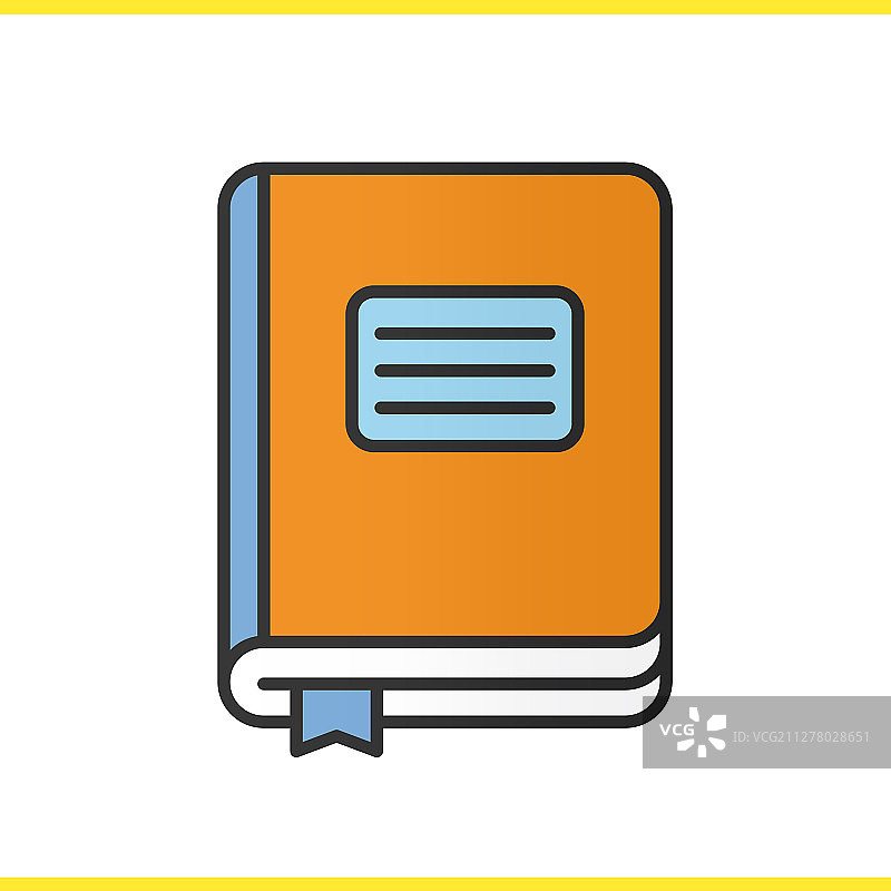 日记本彩色图标图片素材