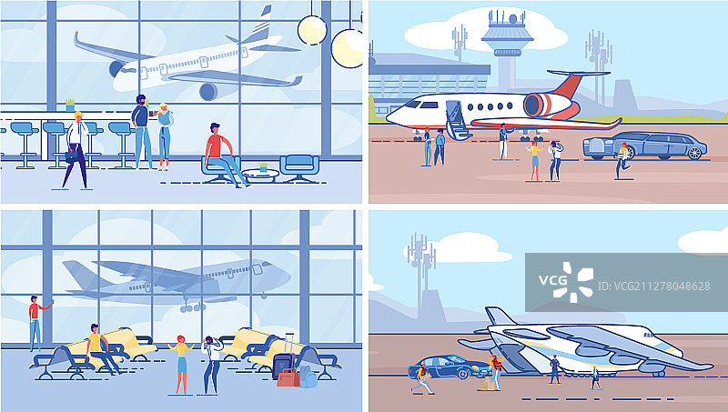 国际旅行飞机图案合集图片素材