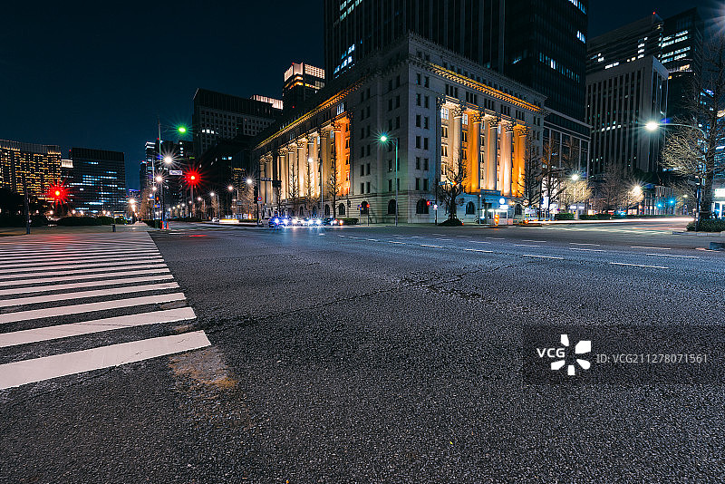 日本东京东京塔城市风光图片素材