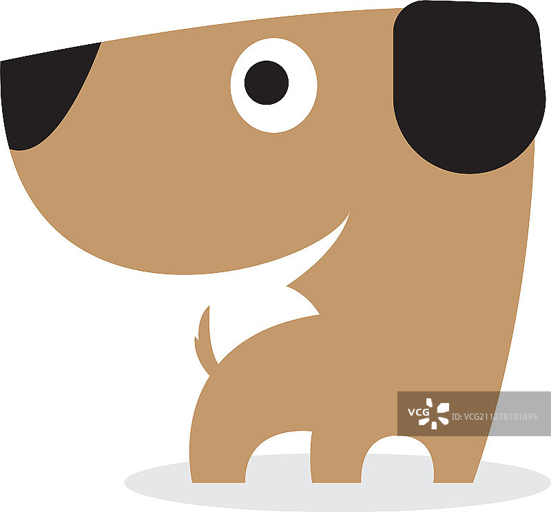 可爱小狗Logo模板图片素材