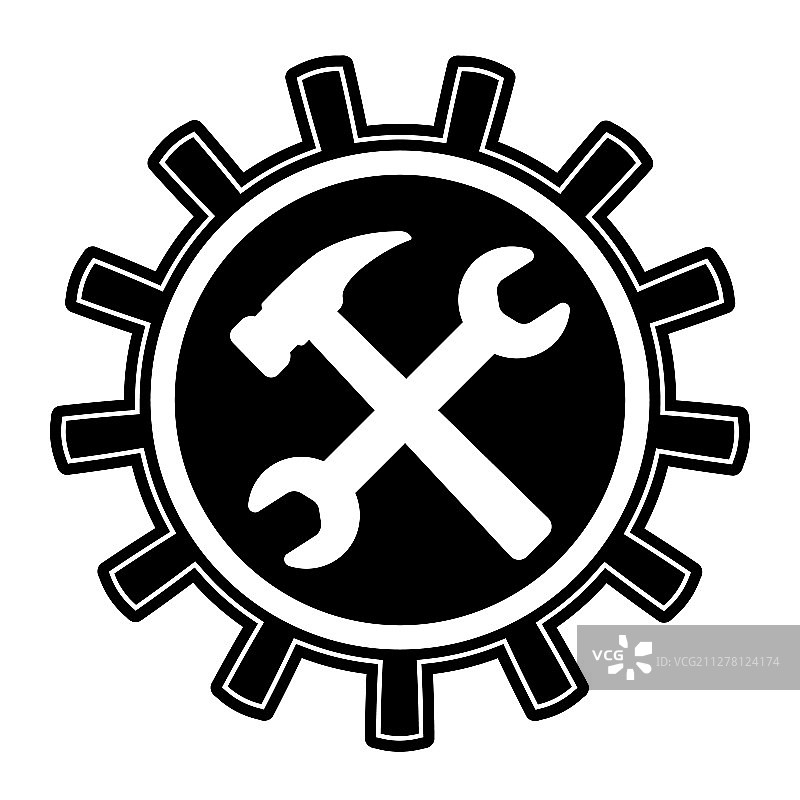 齿轮维修标志图片素材