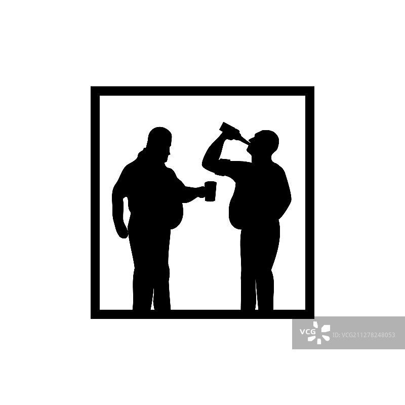 男人的啤酒肚图片素材