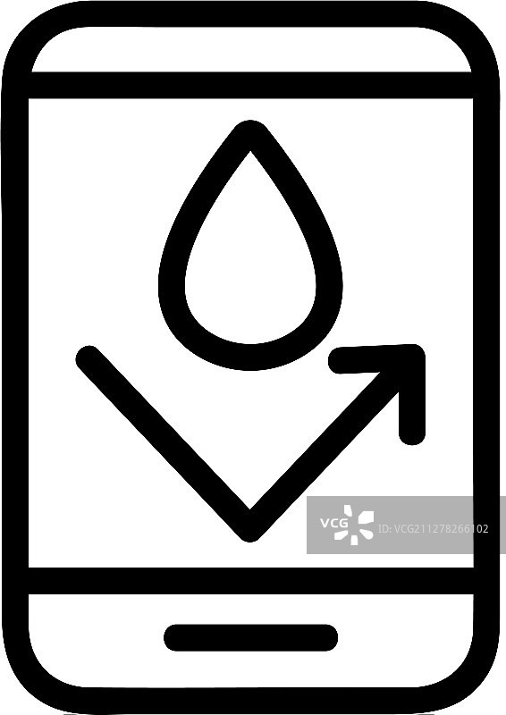 防水图标轮廓图片素材