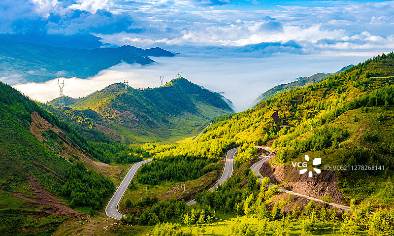 绿色通道图片素材