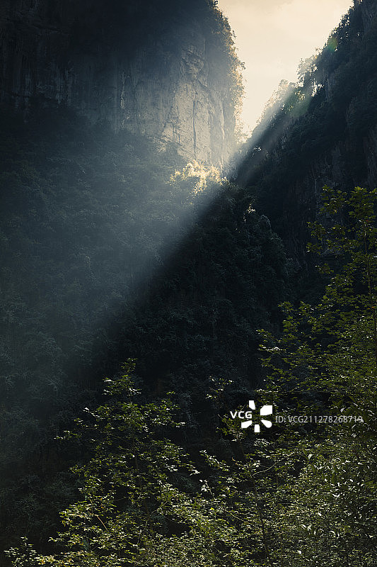 天坑/重庆武隆喀斯特旅游区图片素材