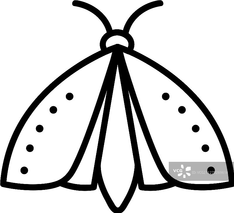 鼹鼠图标孤立轮廓符号图片素材