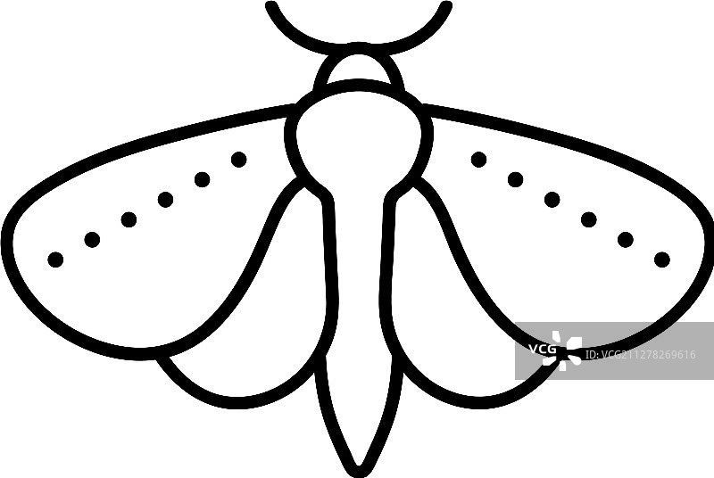 鼹鼠图标孤立轮廓符号图片素材