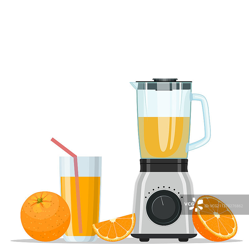水果榨汁机或搅拌机厨房电器图片素材
