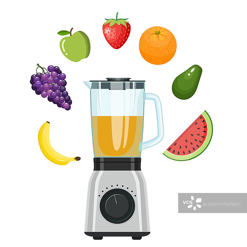 电子食品和冰沙图片素材