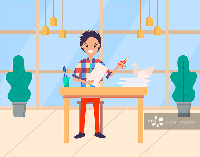 日式折纸艺术图片素材