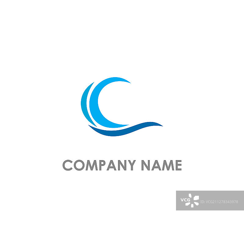 海滩水波标志图片素材