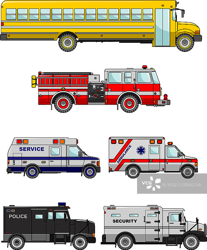 各种专用车辆图片素材