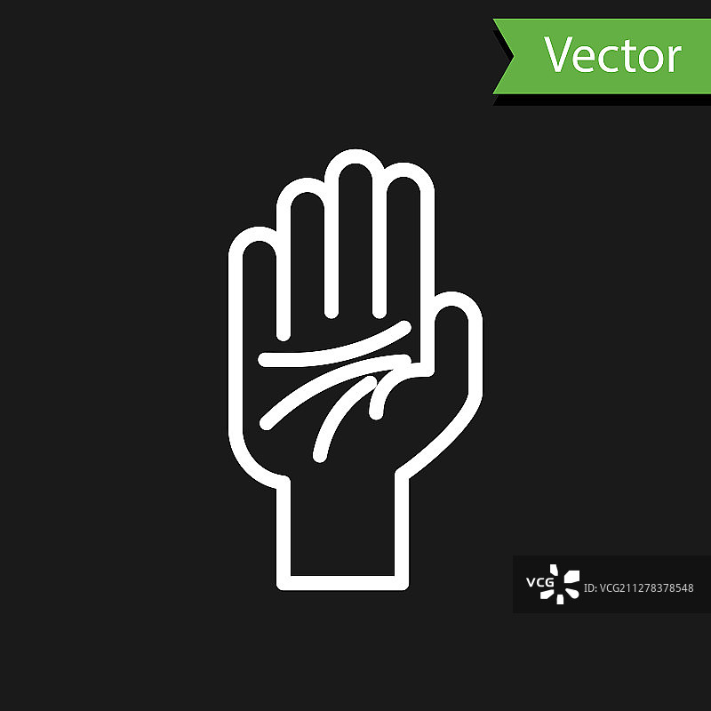 手相术手部图标图片素材