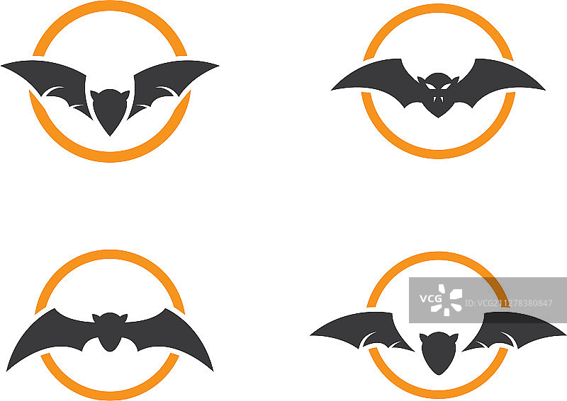 蝙蝠标志插画图片素材