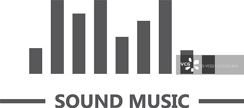 声波音乐标志图片素材