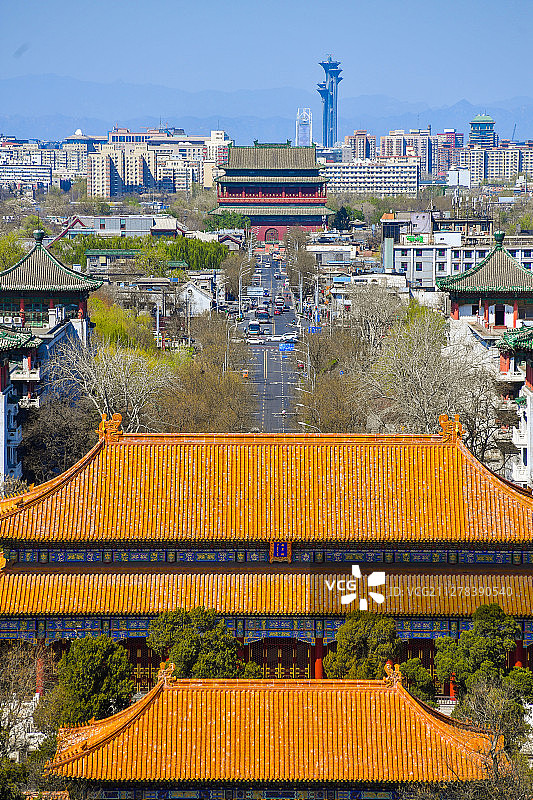 北京北中轴线图片素材