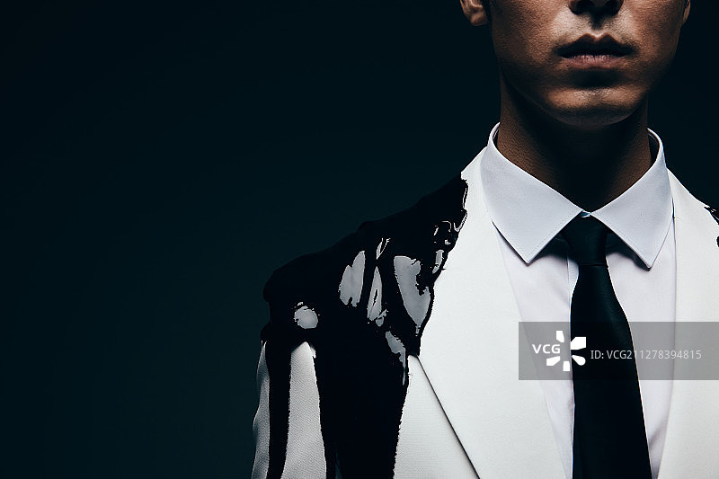 冲突、内心、黑白、对抗、邪恶图片素材