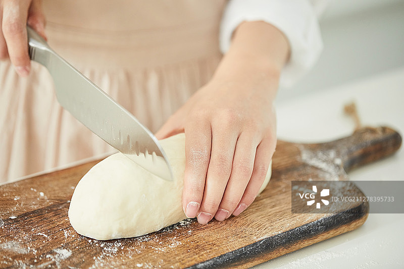 食材：准备食物、烹饪、饺子皮、饺子、和面、刀图片素材