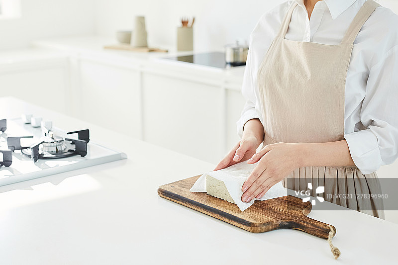 烹饪，家用厨房，食材，豆腐图片素材