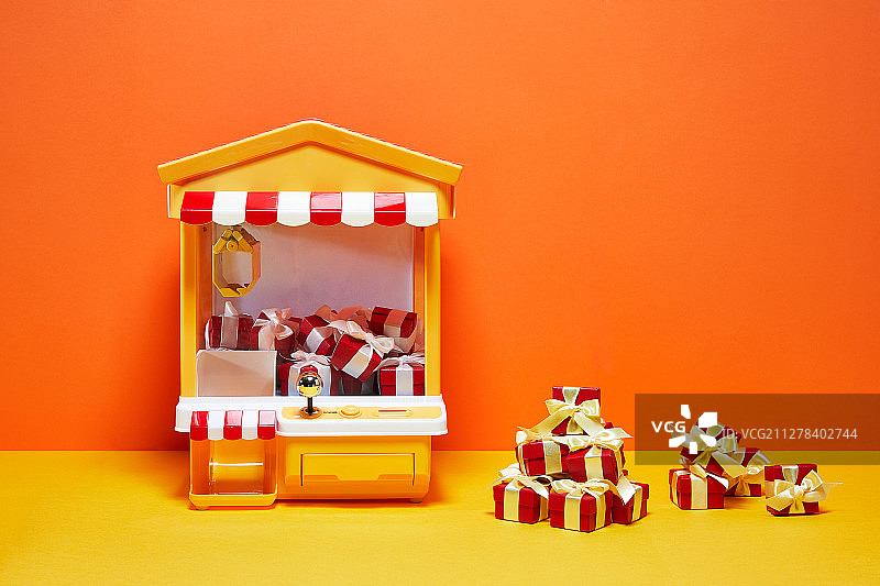 复古风格礼品盒玩具图片素材