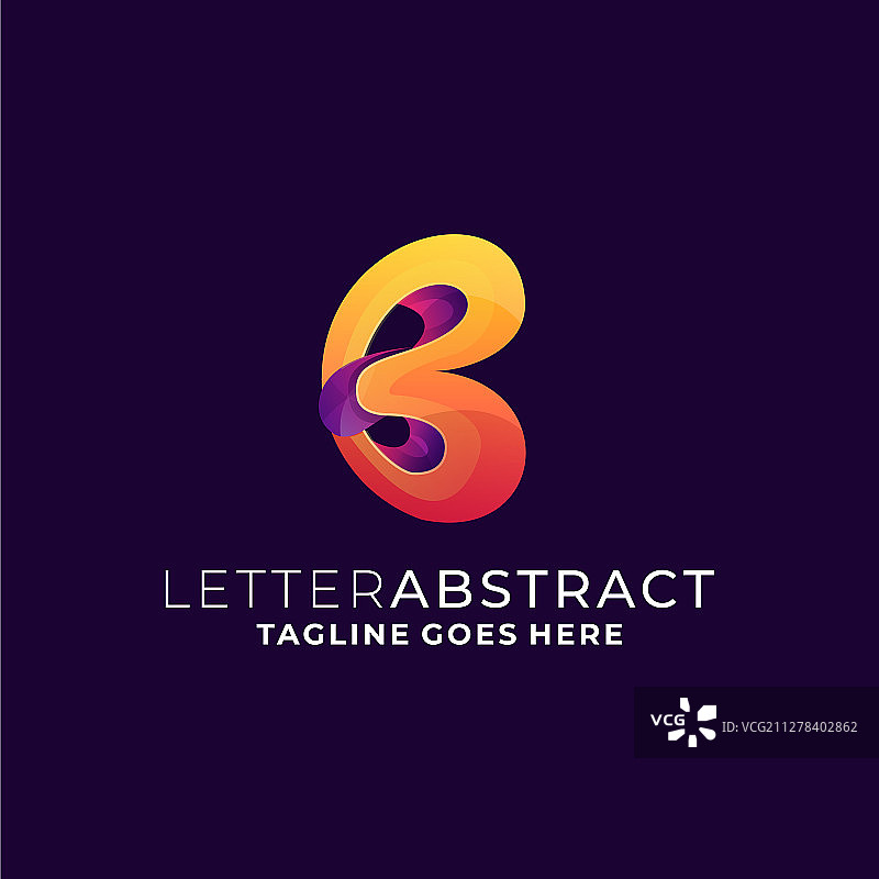 字母抽象模板图片素材