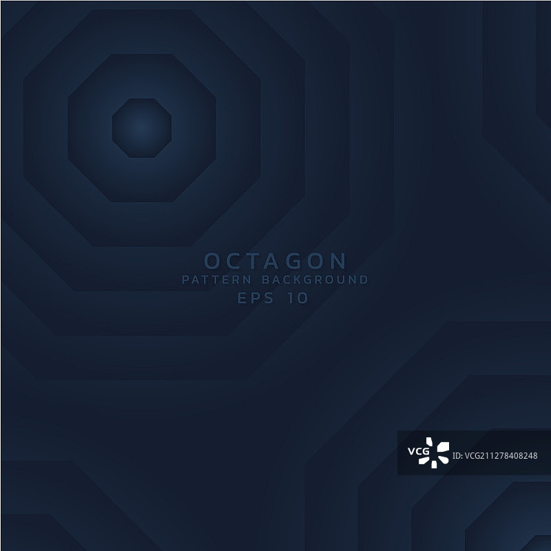 八边形图案抽象几何背景图片素材