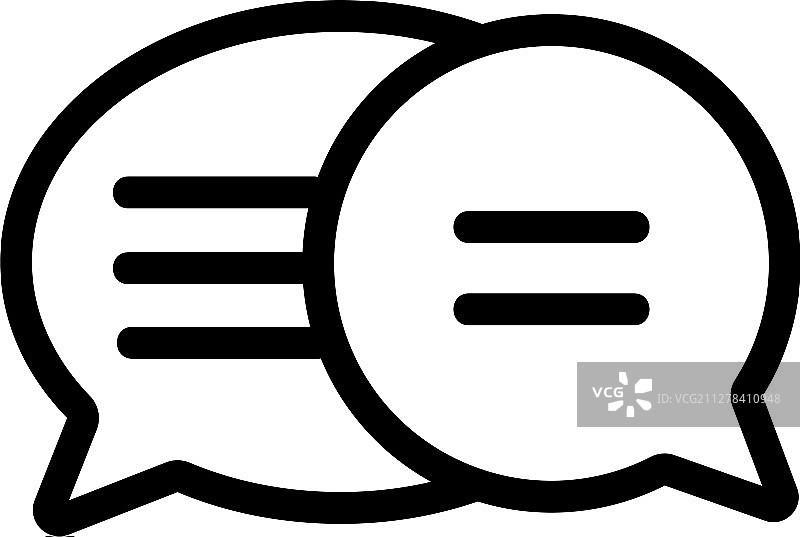 孤立的信件图标轮廓图片素材