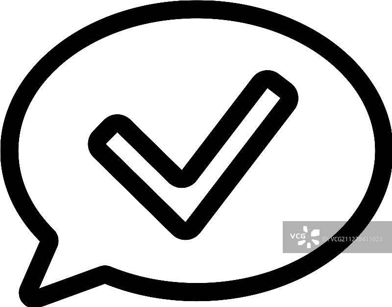 已读消息图标轮廓符号图片素材