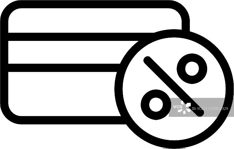 折扣图标隔离轮廓符号图片素材