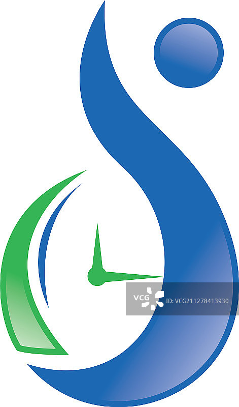 时间关怀标志设计模板图片素材