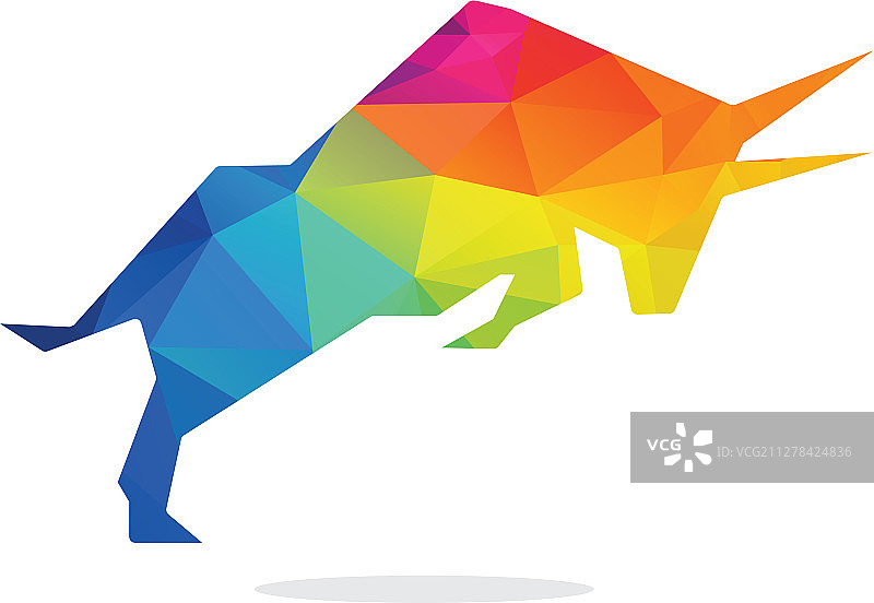 公牛标志设计图片素材