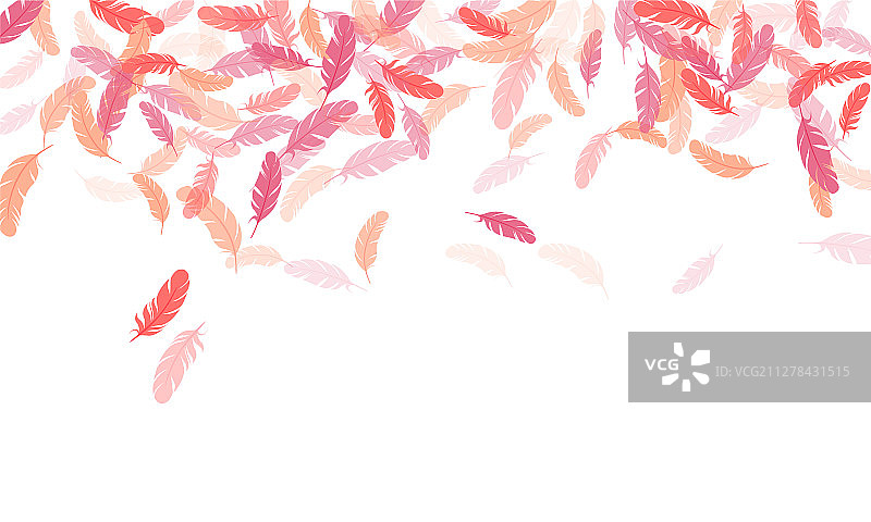 轻盈的飞行羽毛元素设计图片素材