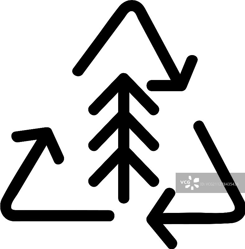 有机垃圾回收图标图片素材