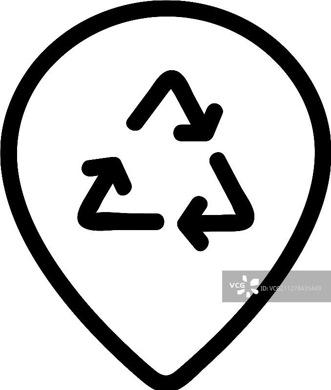 有机垃圾回收图标图片素材